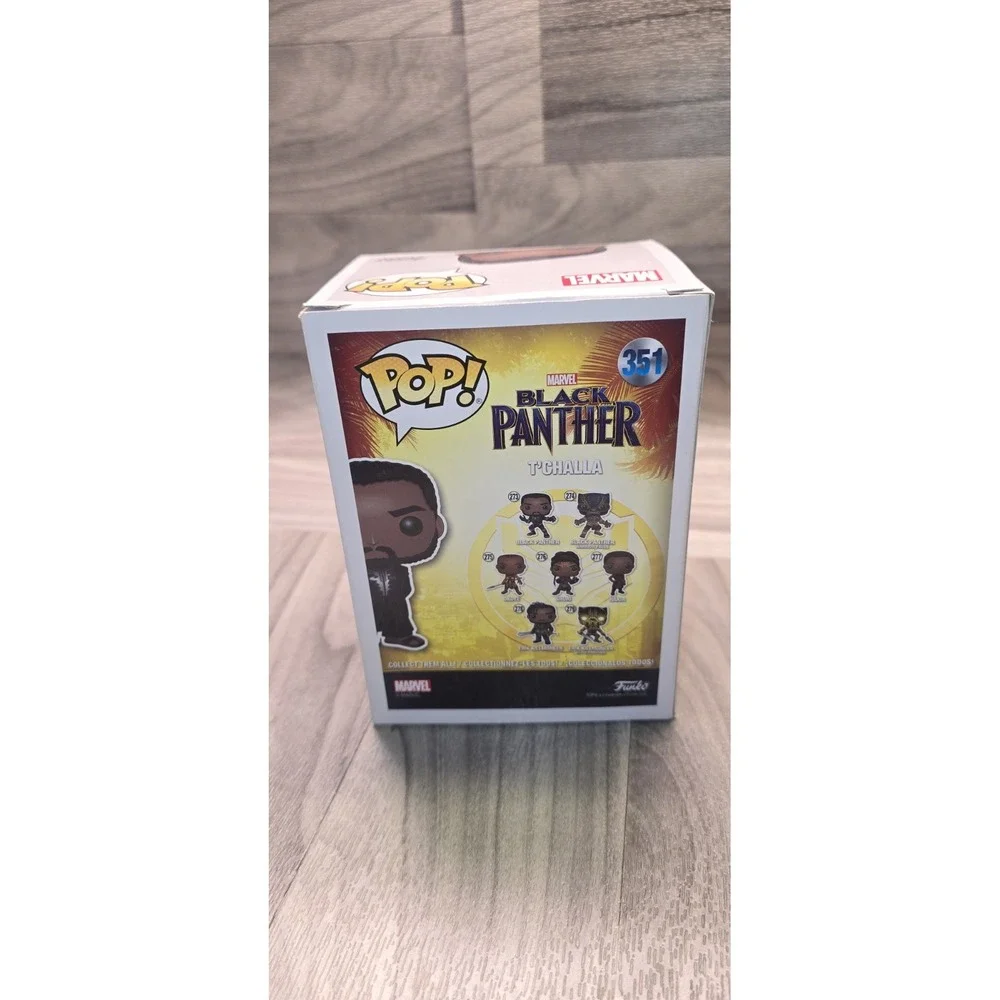 Funko Pop Black Panther T'Challa (Chadwick Boseman) Vinyl Bobble-Head Figure